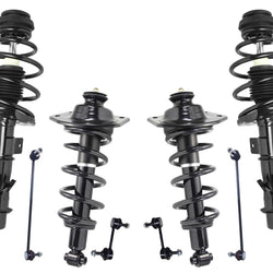 4- Puntales de resorte helicoidales completos para Chevrolet Camaro 3.6L V6 2011-2012