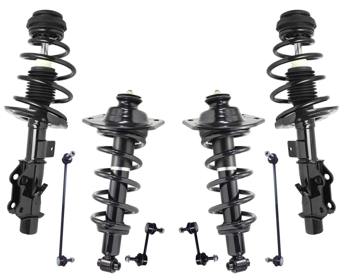 Puntales y enlaces completos delanteros y traseros para Chevrolet Camaro 3.6L V6 2010-2015