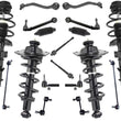 Front & Rear Struts Control Arms Tie Rods Fits 2010-2015 Chevrolet Camaro 3.6L