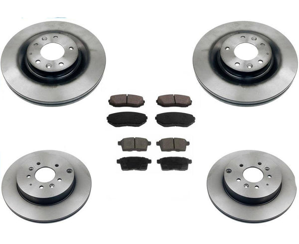 Se adapta al rotor de freno de disco delantero Jeep Liberty 03-07 y pastillas de freno de rotores de disco de freno Rr