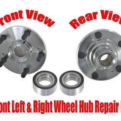 Front Wheel Bearing With Hub Kits for Honda Accord 08-12 Acura TSX 09-14