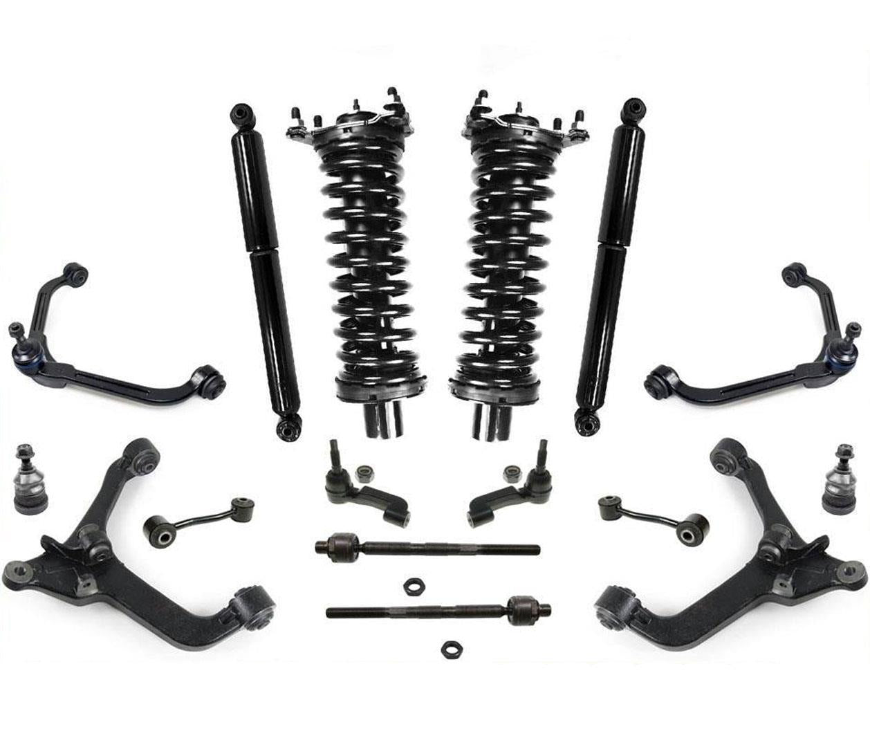 Kit de suspensión y chasis de dirección de 16 piezas para Jeep Liberty 2.8L Turbo Diesel 05-06