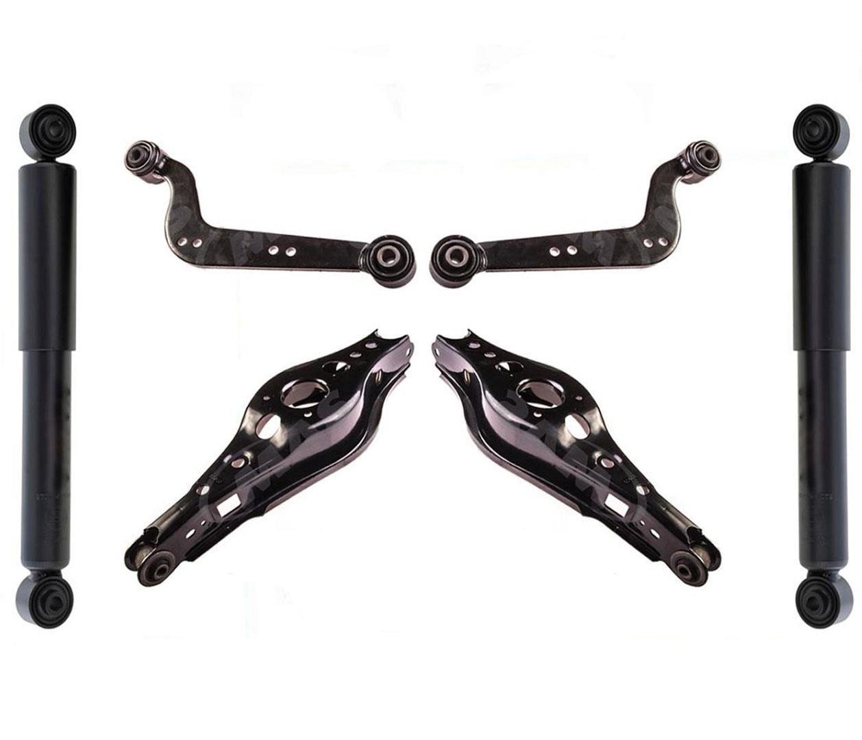 Amortiguadores traseros: juego de brazos de control de suspensión inferior y superior para Toyota RAV4 06-14