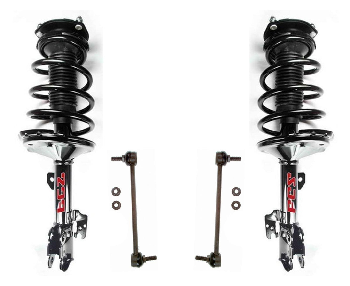 Frt Complete Shock Spring Strut Fits RX330 Front Wheel Drive Only No Air Ride