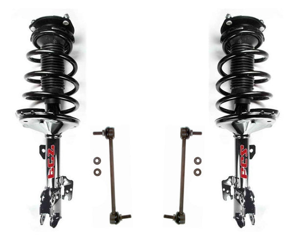 El puntal de resorte de choque completo delantero se adapta solo a la tracción delantera RX330, sin suspensión neumática