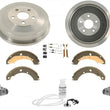 Brake Drums Shoes & Springs Cylinders for Subaru Forester 4 Wheel ABS 98-08 7Pc