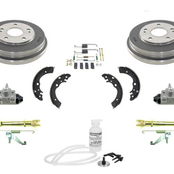 Tambores traseros Zapatas de freno Kit de resorte Cilindros de rueda para Honda CRV 1997-2001 9 piezas