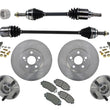Para 09-13 Toyota Corolla 1.8L nuevo eje CV ejes de transmisión cubo rodamiento bola Jnt 9 piezas