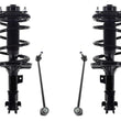 Front Complete Coil Spring Struts for Mitsubishi Galant 2.4L 04-11 Sway Bar 4pc