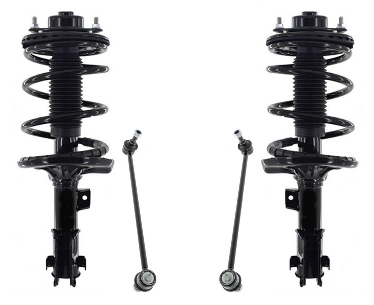 Front Complete Coil Spring Struts for Mitsubishi Galant 3.8L V6 Eng 2004-2009 4p