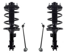Puntales de resorte helicoidales completos delanteros para Mitsubishi Galant 3.8L V6 Eng 2004-2009 4p