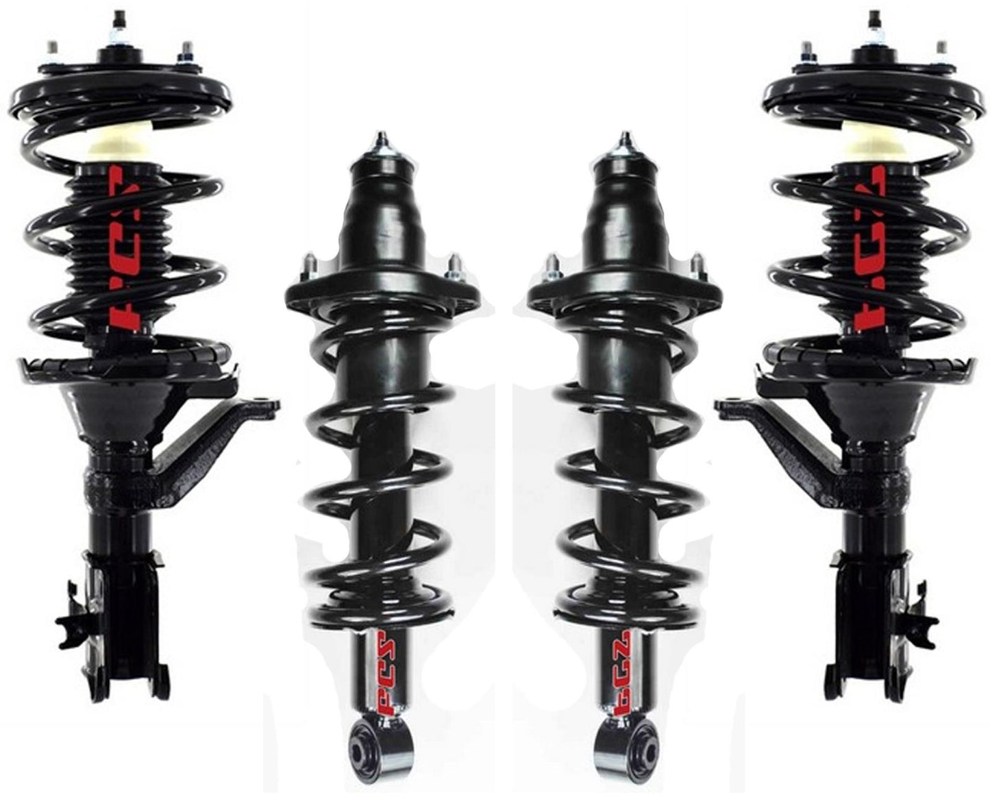 Front & Rear Coil Spring Struts for 2002-2003 Honda Civic Si Hatchback 2.0L