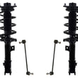 Fr Complete Coil Spring Struts for Kia Sorento LX 2.4L With 6 Speed Automatic 4p