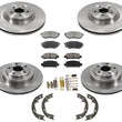 Front & Rear Brake Rotors & Ceramic Pads fits for Subaru Legacy V6 3.0 08-09 8pc