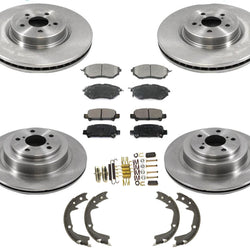 Front & Rear Brake Rotors & Ceramic Pads fits for Subaru Legacy V6 3.0 08-09 8pc