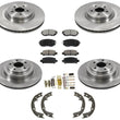 Front Rear Brake Rotors & Ceramic Pads fits for Subaru Legacy GT 2.5L 2005-2009