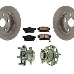 100% nuevo kit de 5 piezas traseras de pastillas de freno y rodamientos traseros para Acura TSX 04-08