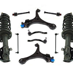 Front Complete Struts Control Arms 10 Pcs Kit For Honda Civic 2012-2015 Coupe
