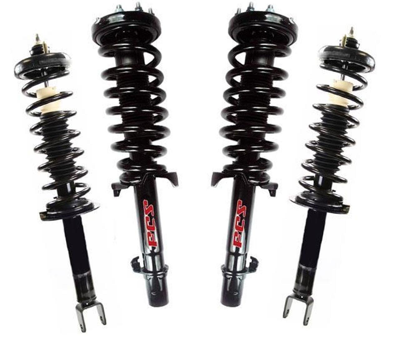 Fits For 08-12 Accord 3.5L W/ Automatic Trans F & R Quick Spring Strut and Mount