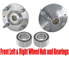 (2) 100% New FRONT Wheel Hub & Hub Bearing Kit for Kia Spectra 03-09