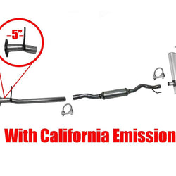 Resonador y silenciador para Nissan Rogue 2.5L 08-13 SÓLO EMISIONES DE CALIFORNIA