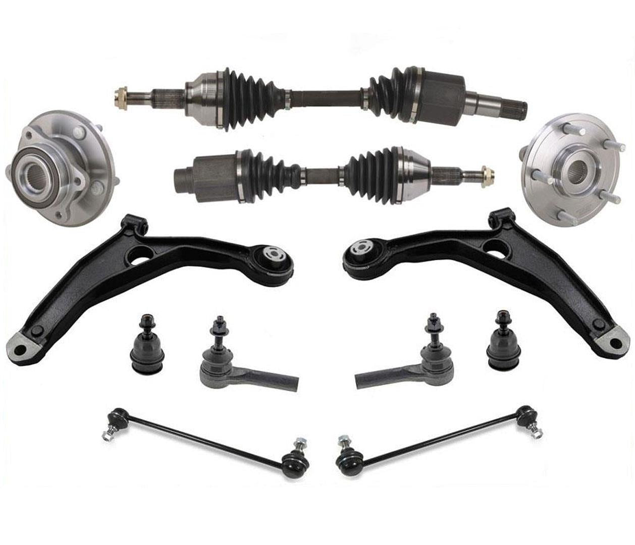CV Drive Axle Shaft Bearings Chassis for Front Wheel Drive 09-15 3.5 3.6 Journey
