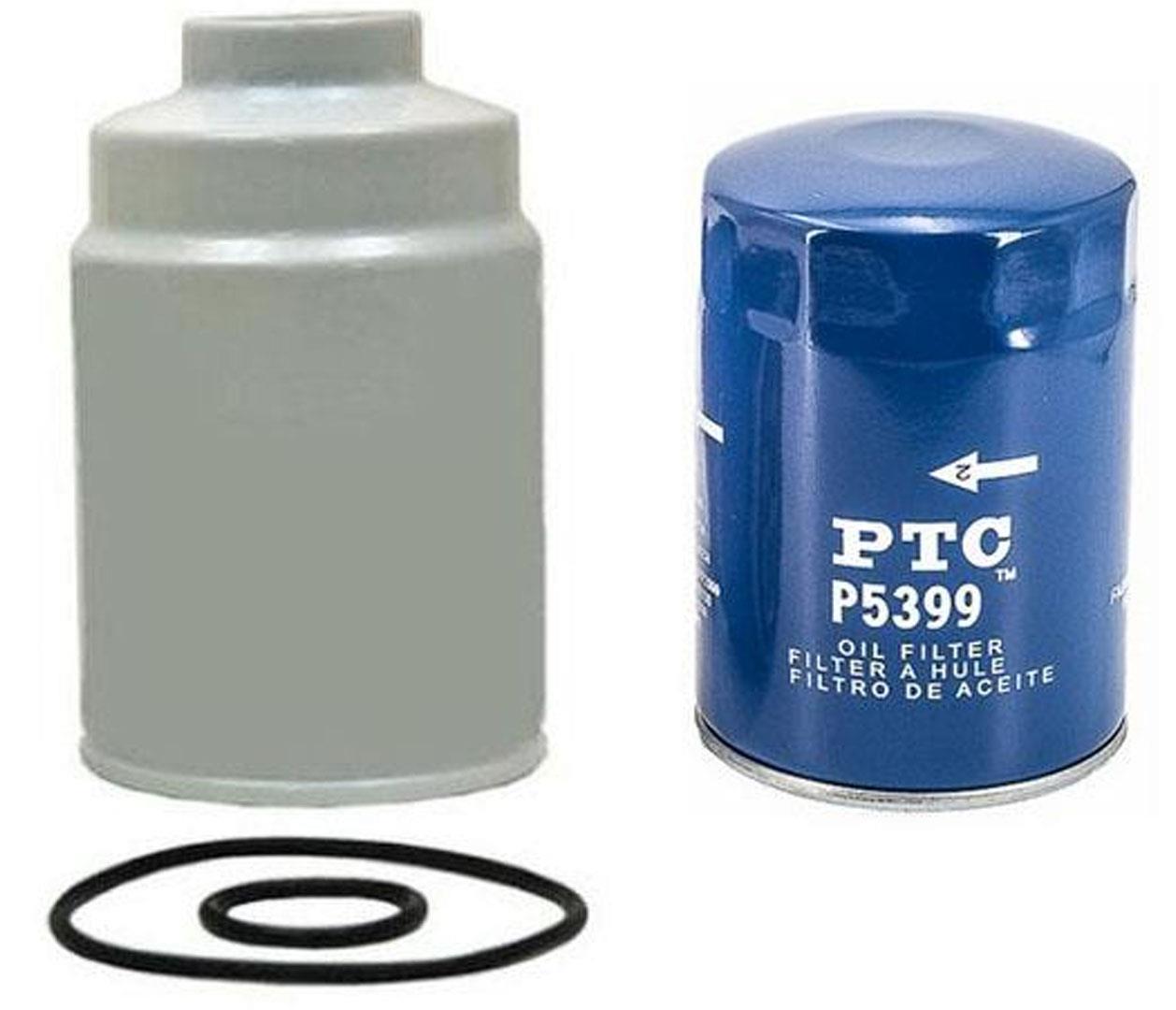 For 01-15 Chevrolet 6.6 Duramax Water Separator Diesel Fuel Filter Oil Filter 2p