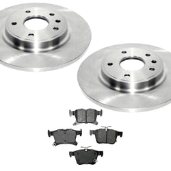 Rear Disc Brake Brake Rotors & Ceramic Pads For 17-20 Chrysler Pacifica 3pc