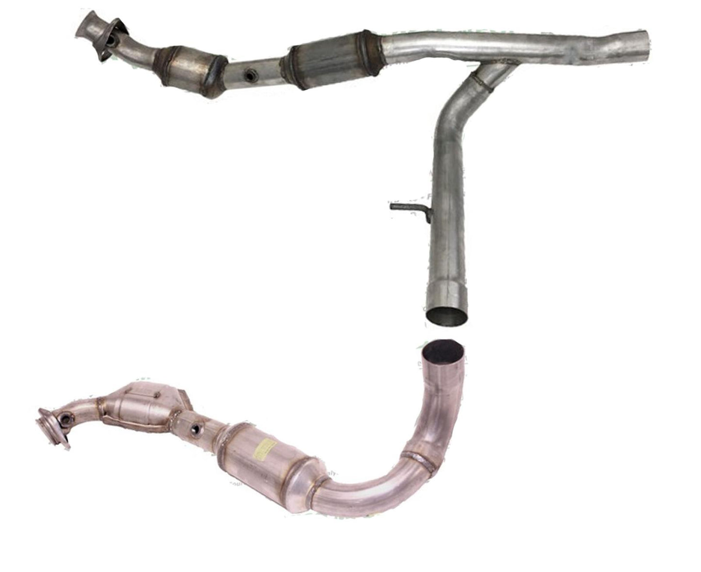 Compatible con Ford F150 2004-2006, 4,6 L, tracción en las 4 ruedas, convertidor catalítico izquierdo y derecho.