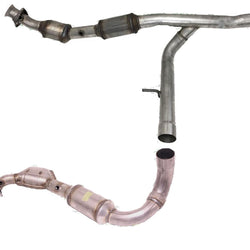 Compatible con Ford F150 2004-2006, 4,6 L, tracción en las 4 ruedas, convertidor catalítico izquierdo y derecho.