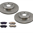 Fits For 1996-2000 Toyota Rav4 Front Brake Rotors & Ceramic Pads 3pc Kit