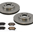 Fits for 2000 Totoyta Celica GT Front Brake Rotors & Ceramic Pads