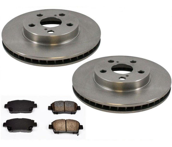 Fits for 2000 Totoyta Celica GT Front Brake Rotors & Ceramic Pads