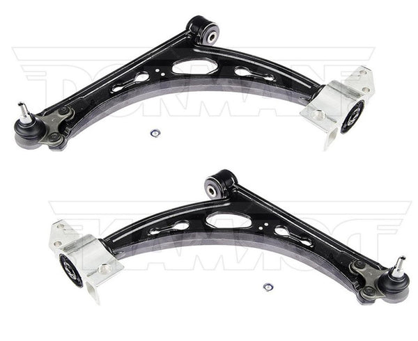 Cast Iron Upgrade Lower Control Arms Bushings Ball Joint For 06-09 Audi A3