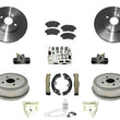 For 93-97 Toyota Corolla Brake Disc Rotors Pads Drums Shoes Cylinder Springs 12p