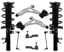 Conjunto de puntales de resorte helicoidal Ft para Ford C-Max Hybrid SE modelo 2013-2018, 8 piezas