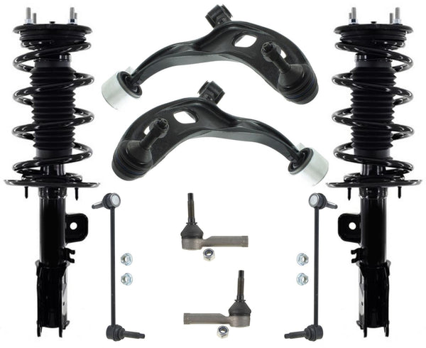 Conjunto de puntales de resorte helicoidal delantero para Ford Taurus SHO 13-2018 3.5L Turbo 8 piezas