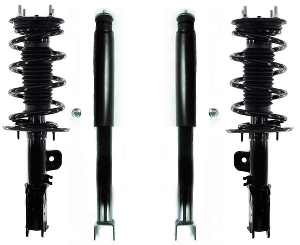 Conjunto de puntales de resorte helicoidal delantero + amortiguador para Ford Police Interceptor Sedan 13-19