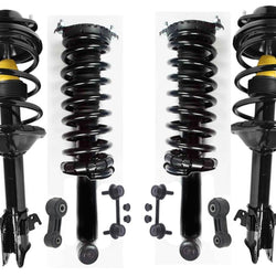 Conjunto completo no electrónico de puntal de resorte helicoidal para Subaru Outback 00-04, 8 piezas