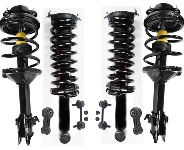 Conjunto completo no electrónico de puntal de resorte helicoidal para Subaru Outback 00-04, 8 piezas