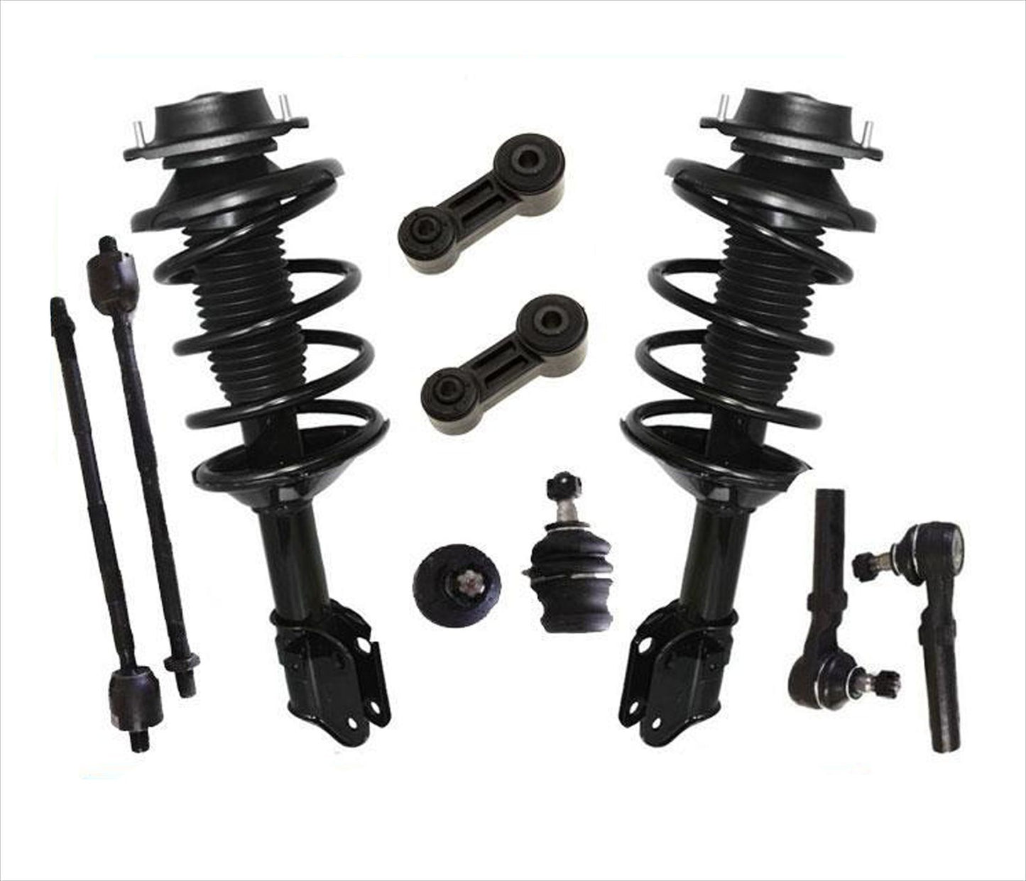 Coil Spring Strut Sway Bar Links Ball Joints fits for 00-04 Subaru Outback 10Pc