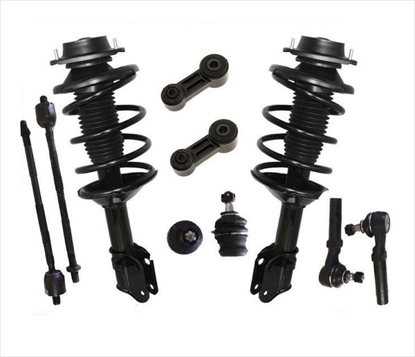 Resorte helicoidal puntal barra estabilizadora enlaces rótulas se adapta a 00-04 Subaru Outback 10 piezas