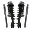 Juego de amortiguadores de montaje de puntal de resorte helicoidal delantero para Pathfinder 96 a Pro Date 11/98, 4 piezas