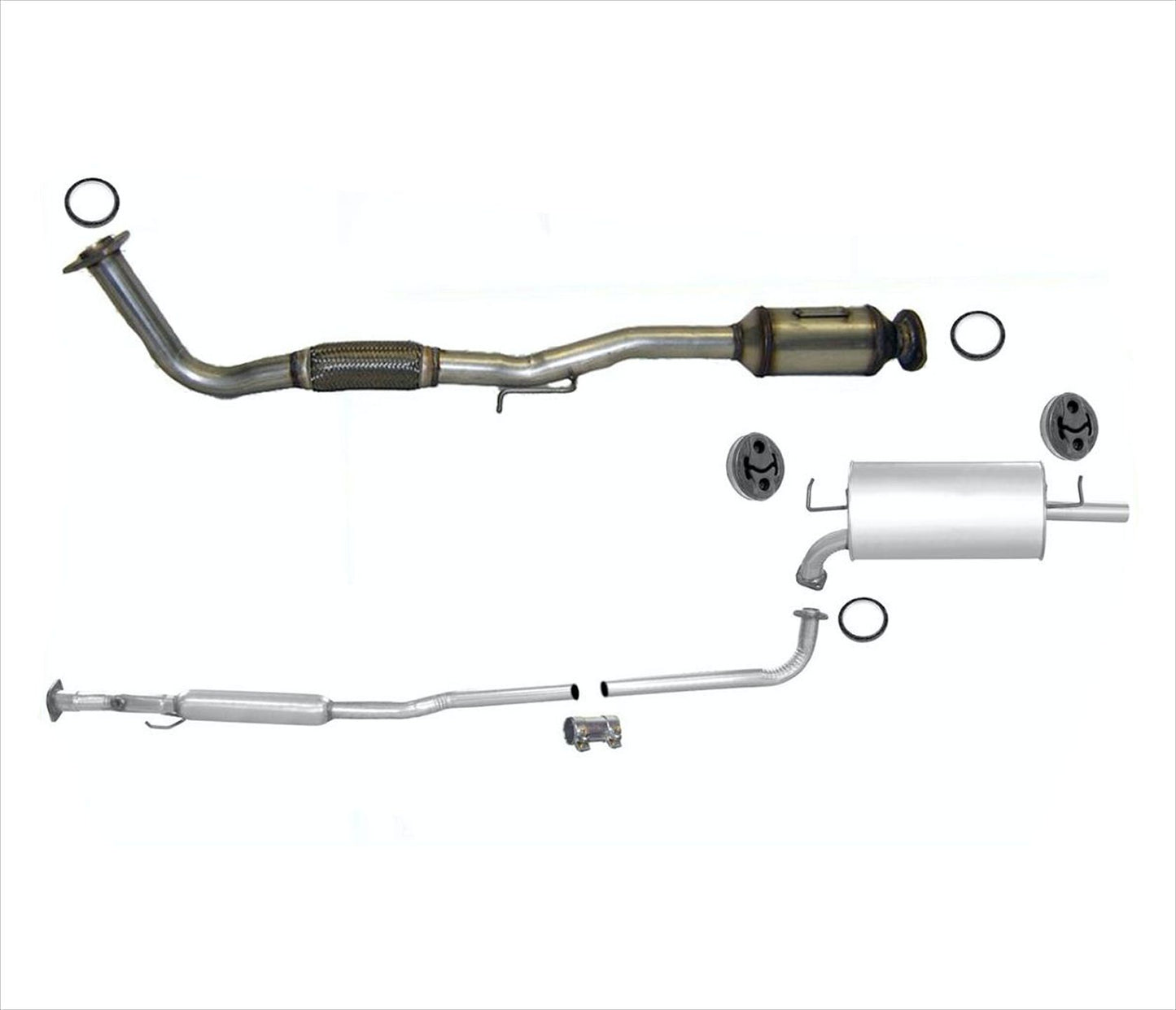 Complete Exhaust System Converter For 1997-2001 Camry 2.2L FEDERAL EMISSIONS