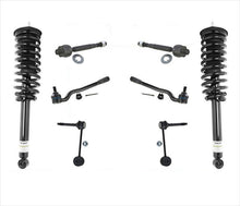 Resortes en espiral delanteros no electrónicos, varillas de amarre y enlaces para Lexus LS430, 8 piezas