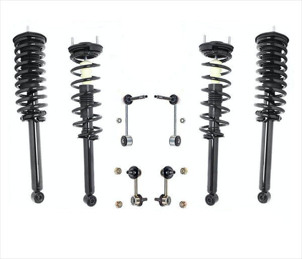 Non Electronic Front & Rear Complete Strut Assembly Sway Bar For Lexus LS430