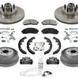 For Ford 01-02 Sport Trac 4 Wheel Drive Brake Disc Rotors & Pads Drums Shoes 12p