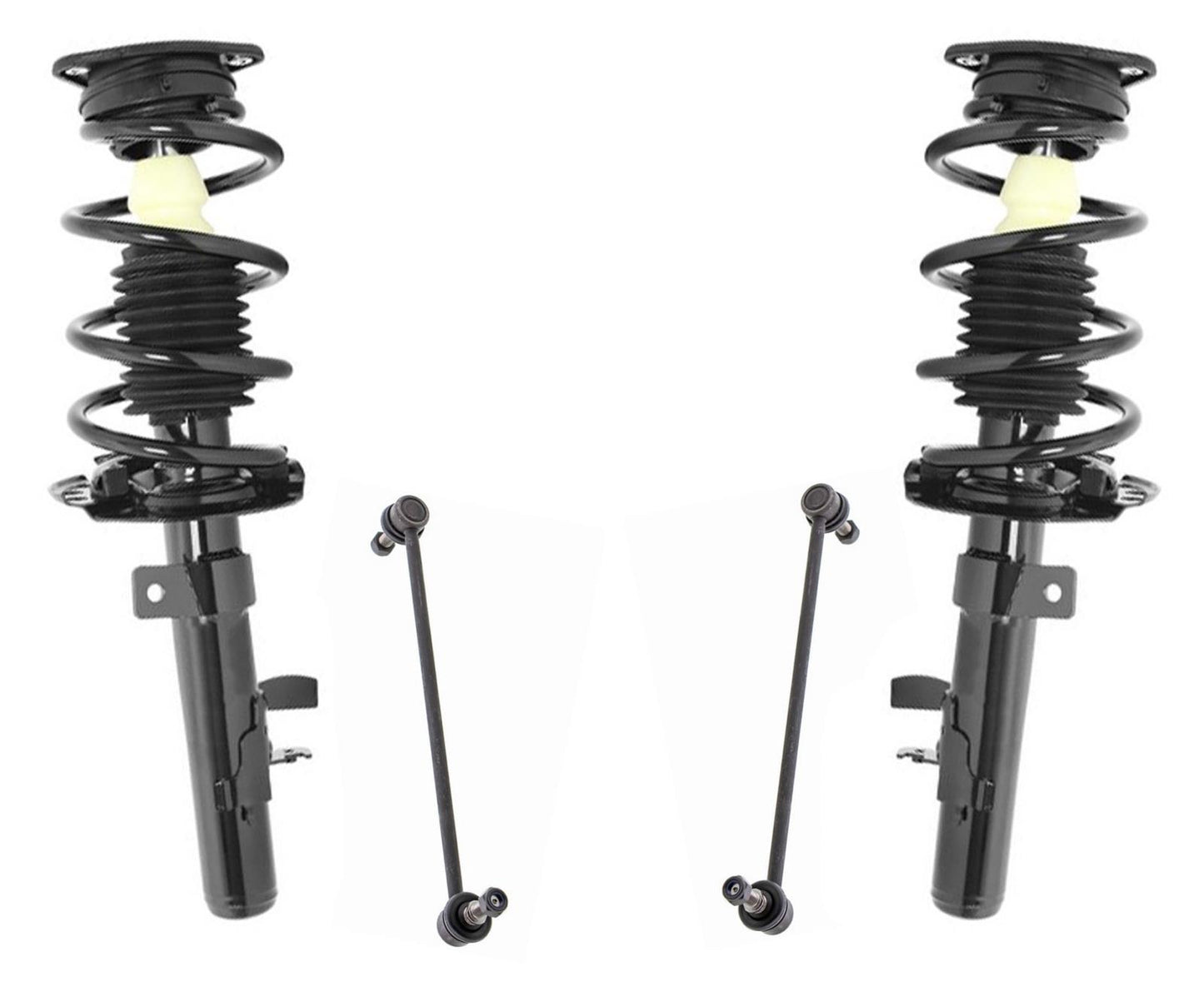 Conjunto de puntal de resorte helicoidal delantero izquierdo derecho para Ford Escape 2013-2019, 4 piezas