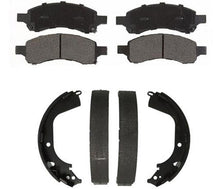 Front Brake Pads & Rear Brake Shoes For 2009 2010 2011 2012 Chevrolet Colorado