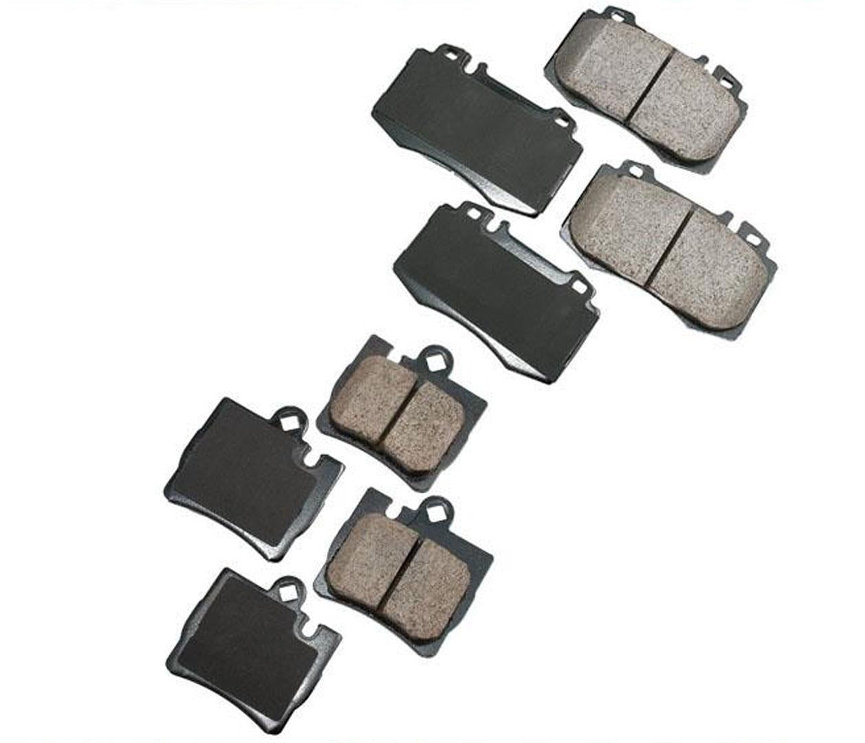 Pastillas de freno delanteras y traseras para Mercedes-Benz S430 S500 2000-2005